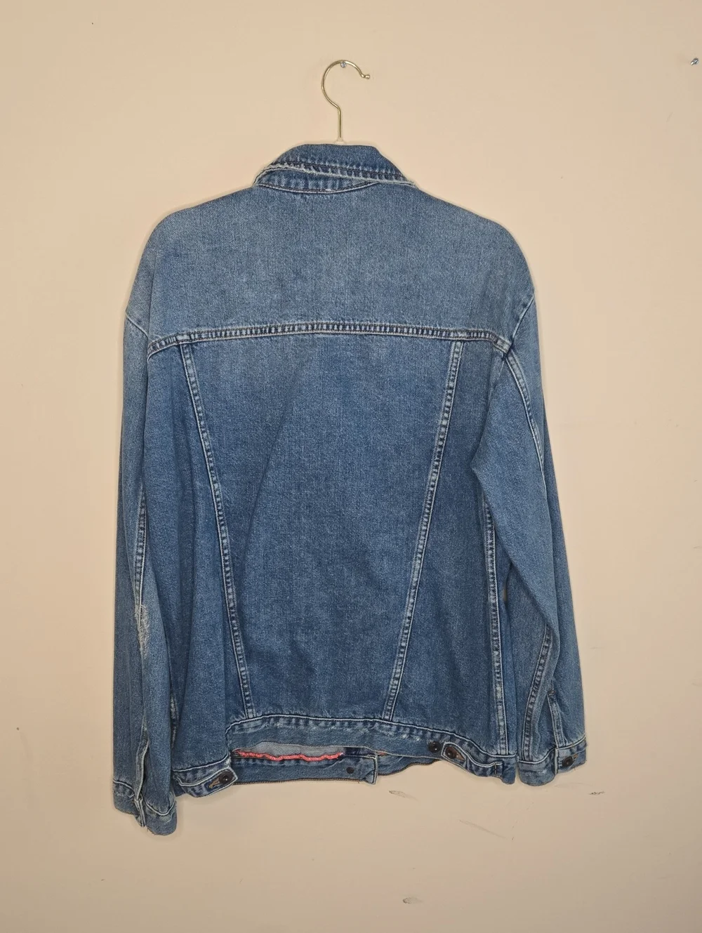 Free People Ramona Trucker Denim Jacket Oversized Jean Boho Utility Medium